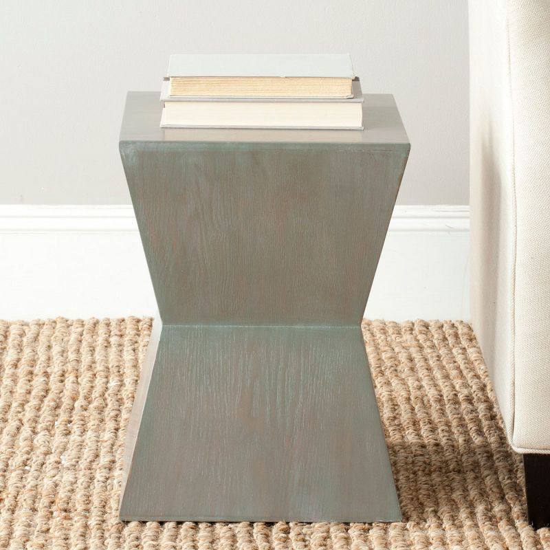 Lotem Accent Table - Ash Grey - Safavieh.