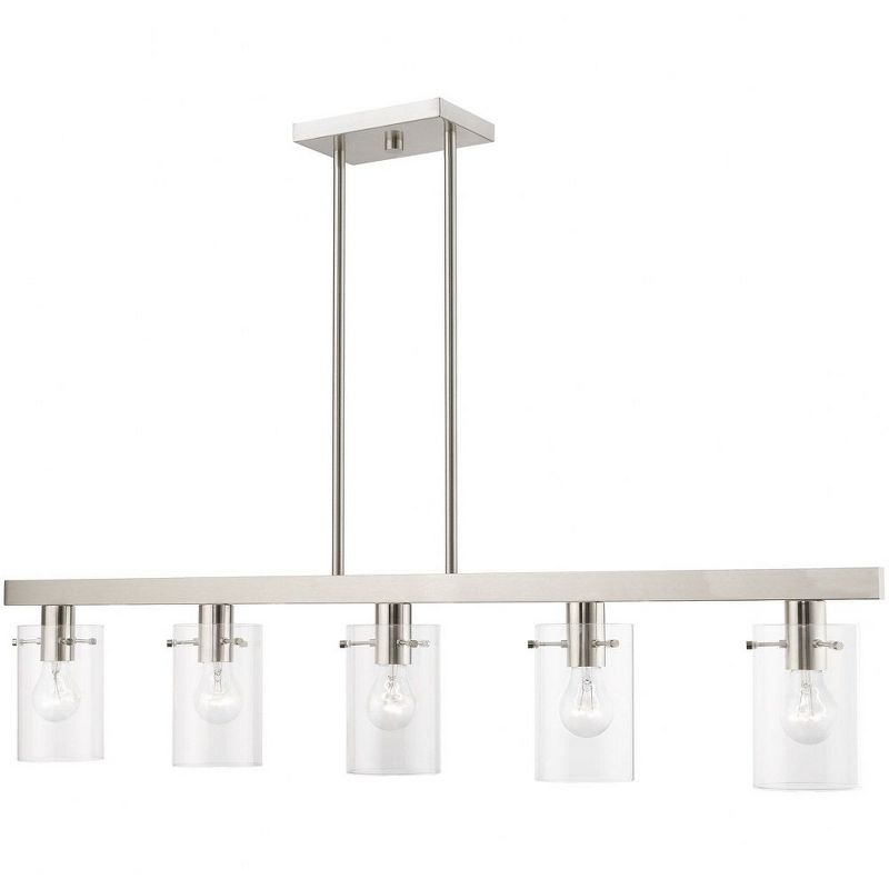 Livex Lighting Munich 5 - Light Chandelier in  Brushed Nickel