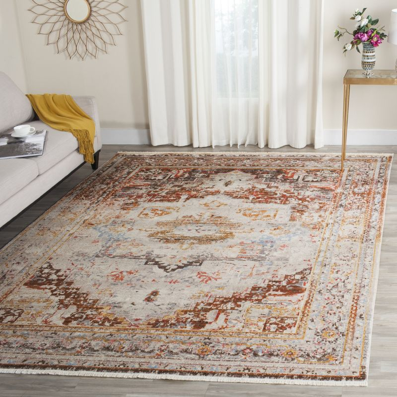 Vintage Persian VTP438 Power Loomed Indoor Area Rug - Cream/Multi - 5'x7'6" - Safavieh