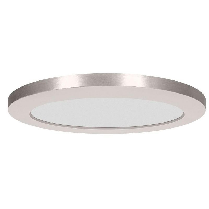 Access Lighting ModPLUS 1 - Light Flush Mount in  Brushed Steel