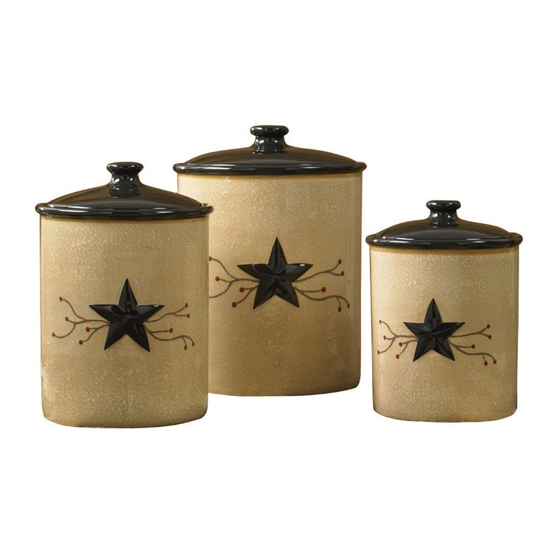 Park Designs Star Vine Canister Set of 3