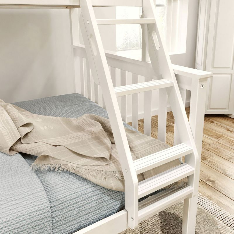 Plank+Beam Solid Wood Twin over Full Bunk Bed, No Box Spring Needed