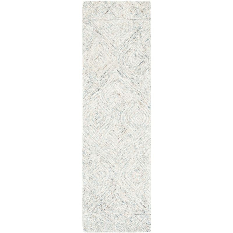 Ikat IKT703 Hand Tufted Runner Rug - Beige/Grey - 2'3"x8' - Safavieh