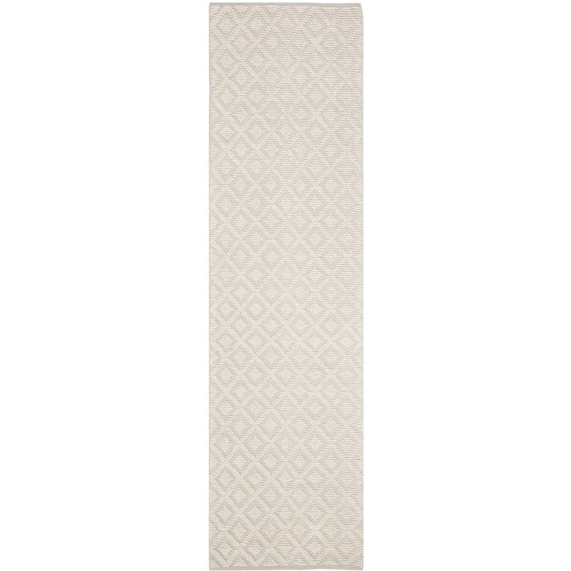 Vermont VRM104 Hand Woven Indoor Runner Rug - Ivory - 2'3"x22' - Safavieh