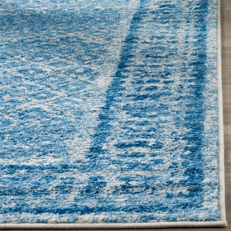 Adirondack ADR110 Machine Made Indoor Runner - Silver/Blue - 2'-6"x8' - Safavieh