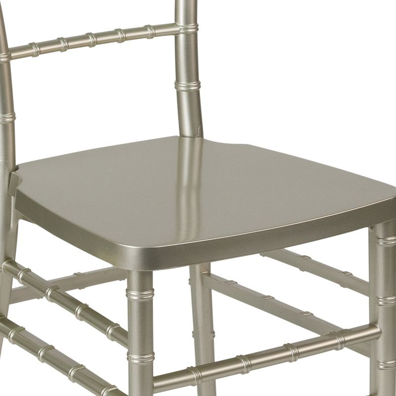 Flash Furniture HERCULES PREMIUM Series Champagne Resin Stacking Chiavari Chair
