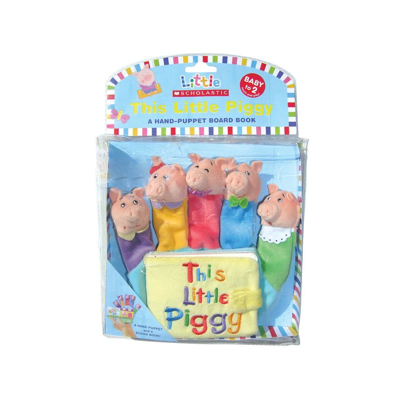 This Little Piggy: A Hand-Puppet Board Book - (Little Scholastic) by  Jill Ackerman (Mixed Media Product)