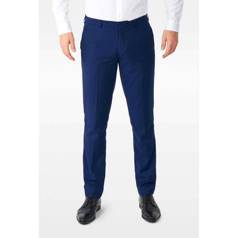 OppoSuits Daily Men's Suit - Casual Two-Piece Suit - Wedding & Business Casual Outfit - Dark Blue - Size 50