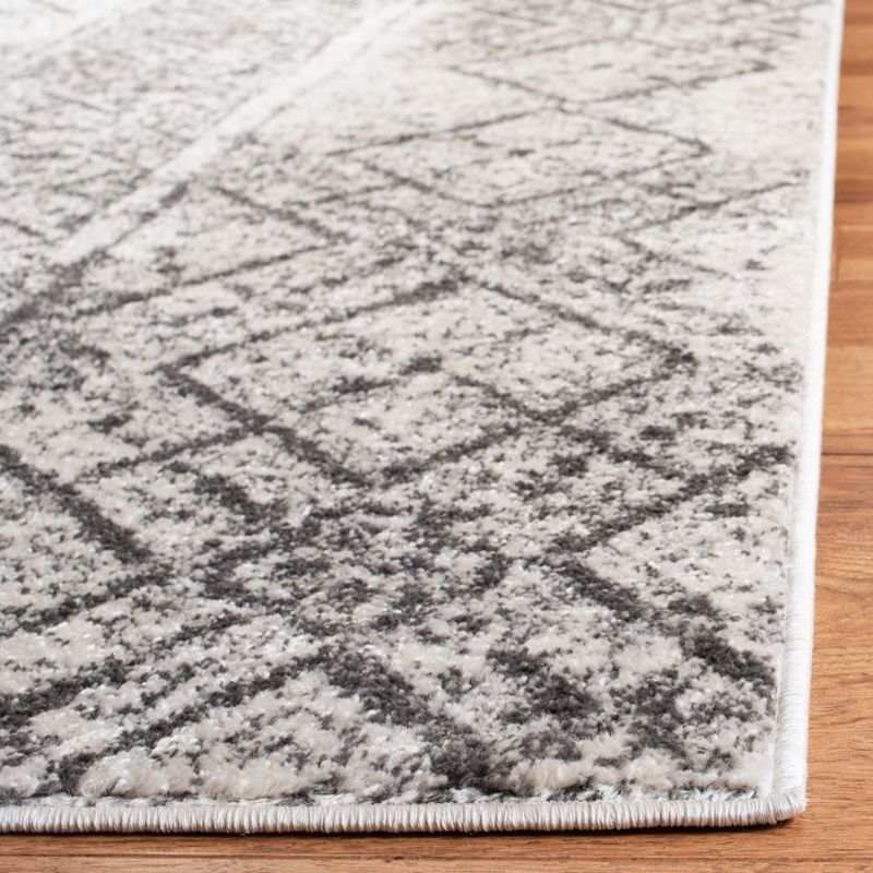 Adirondack ADR111 Machine Made Indoor Accent Rug - Silver/Black - 2'-6"x4' - Safavieh