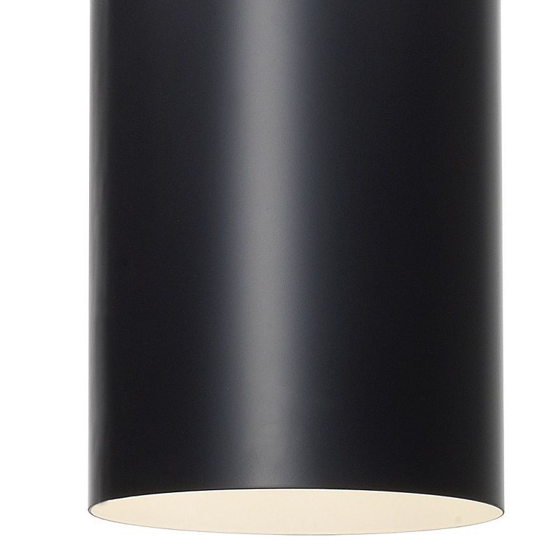 Crystorama Lighting Alston 1 - Light Chandelier in  Matte Black/White