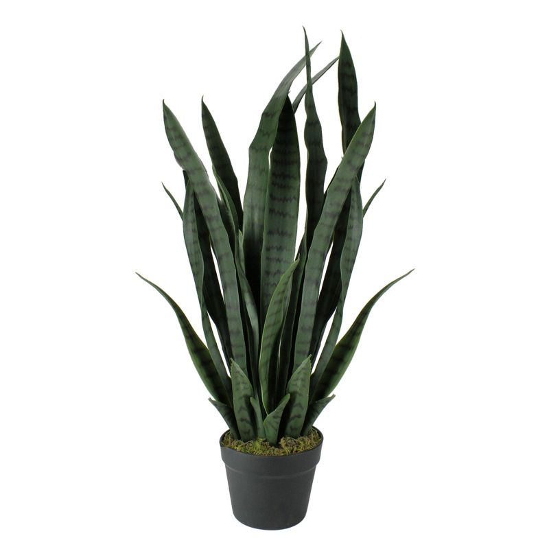 Northlight Real Touch™️ Artificial Two Tone Potted Snake Plant - 29"