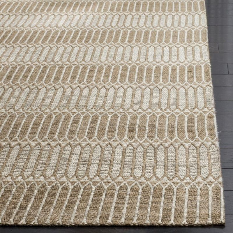 Marbella MRB124 Hand Loomed Indoor Area Rug - Brown - 6'x9' - Safavieh.