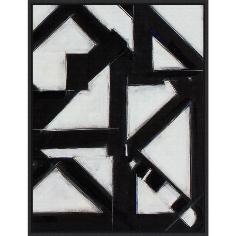 Amanti Art Topographic V by Rob Delamater Canvas Wall Art Print Framed 18 x 24-in.