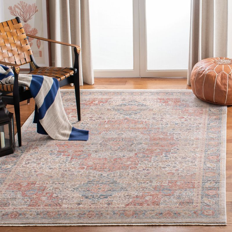 Kenitra KRA672 Power Loomed Area Rug - Ivory/Pink - 5'x8' - Safavieh.