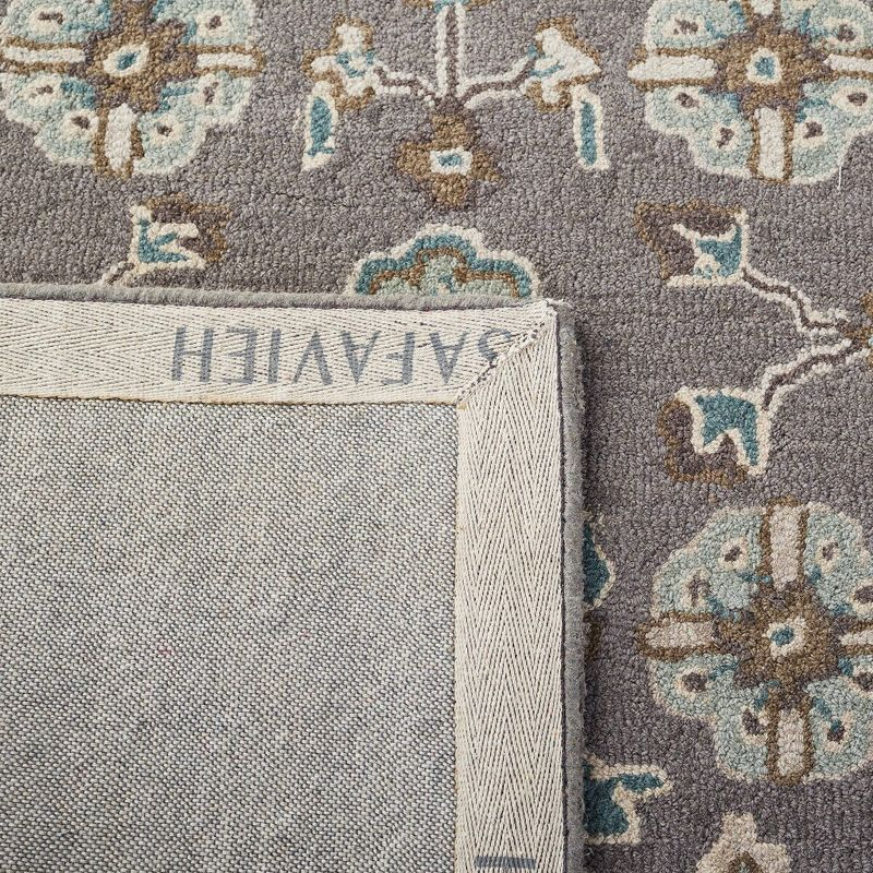 Blossom BLM218 Hand Tufted Accent Rug - Grey - 2'x3' - Safavieh.