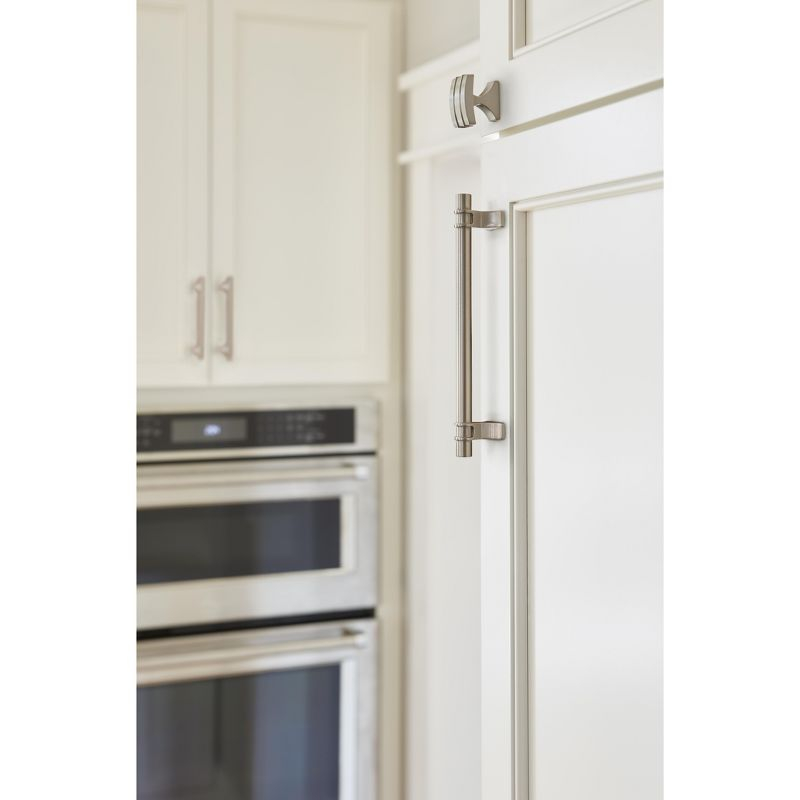 Amerock Davenport 5-1/16 inch (128mm) Center-to-Center Satin Nickel Cabinet Pull