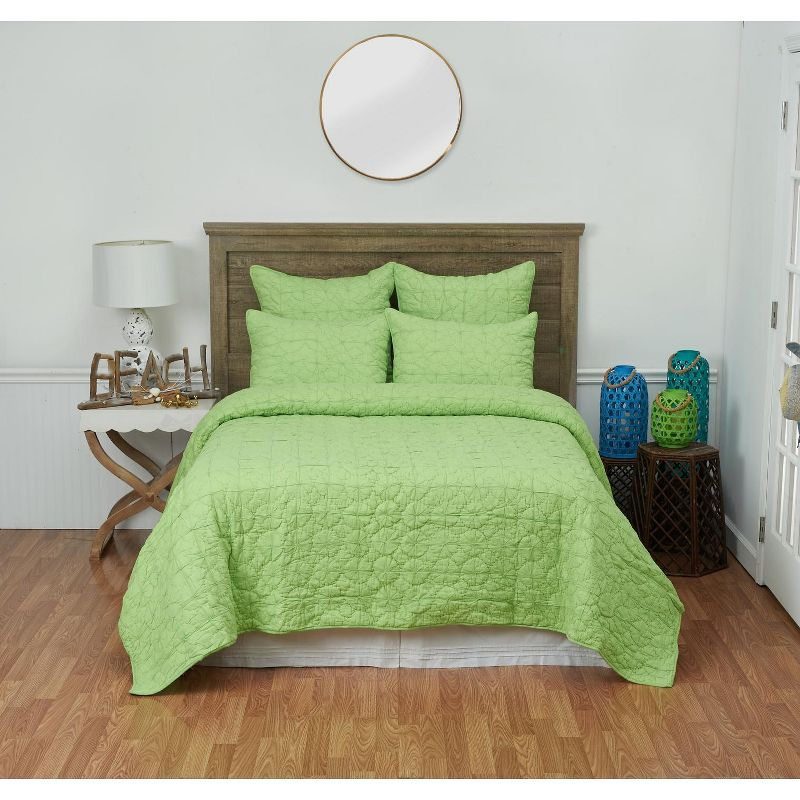 C&F Home 20" x 26" Mara Green Cotton Standard Sham - Machine Washable