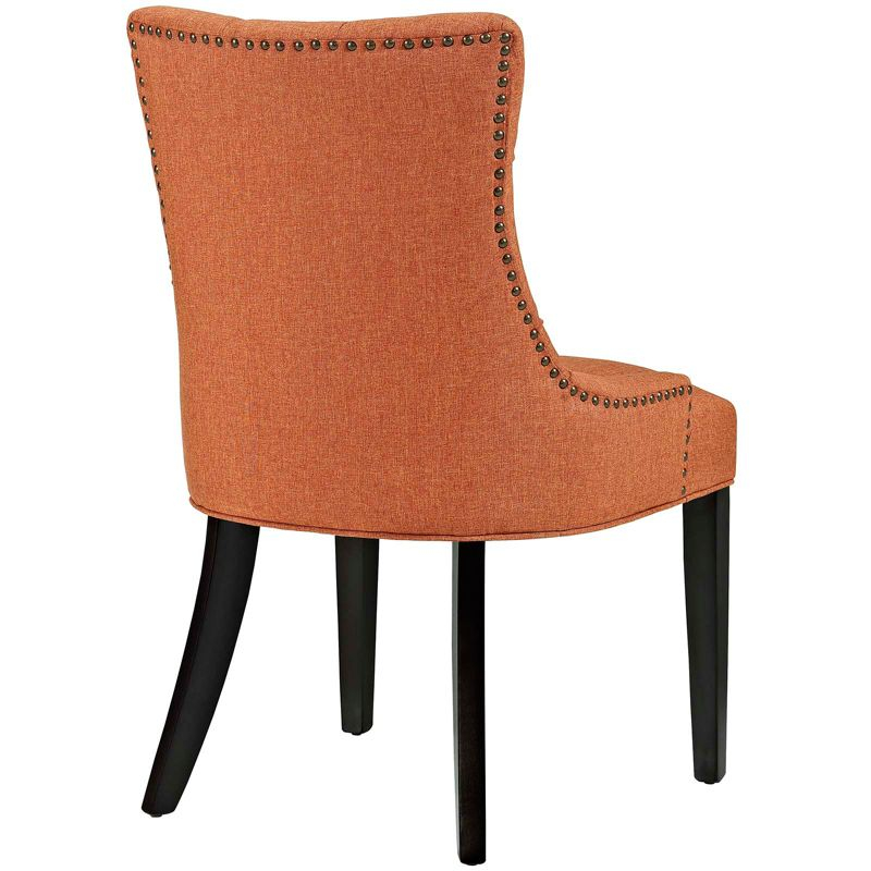 Modway Regent Dining Side Chair Fabric Set of 2 Orange