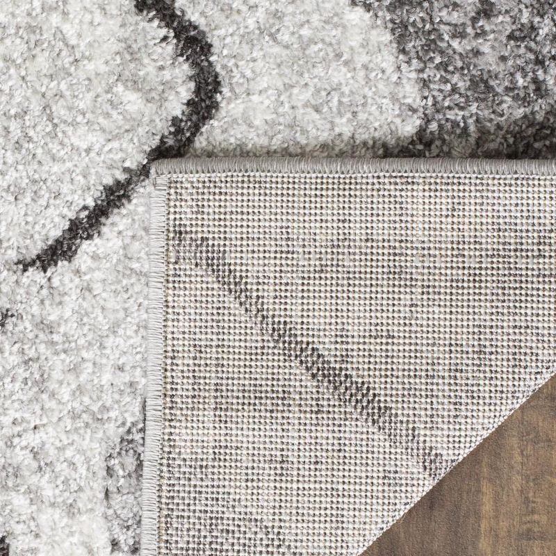 Adirondack ADR121 Power Loomed Accent Rug - Silver/Charcoal - 2'6"x4' - Safavieh.