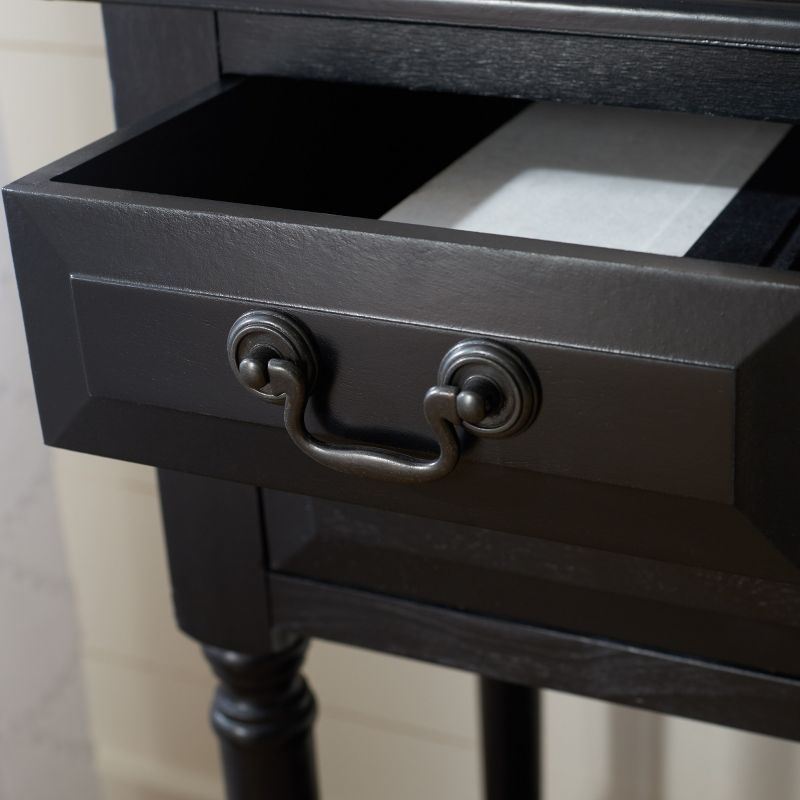 Primrose 3 Drawer Console Table - CNS5707B - Black - Safavieh