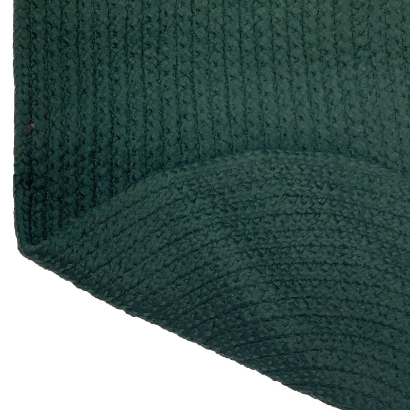 20" x 30" Alpine Collection Hunter Solid Reversible Indoor Area Utility Oval Rug - Better Trends