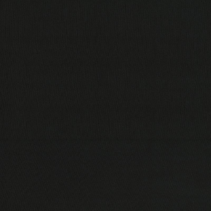 Pillow Perfect 72.5"x21" ECOM Canvas Outdoor Chair Cushion Black: UV & Weather-Resistant Patio Comfort