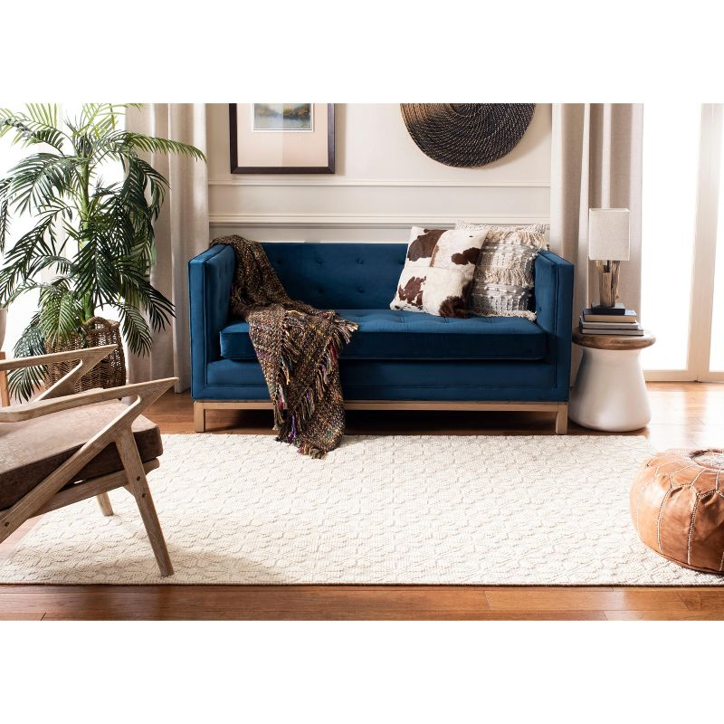 Martha Stewart Vermont - MSR3503 - Indoor Hand Woven Area Rugs - Ivory - 6'x9'