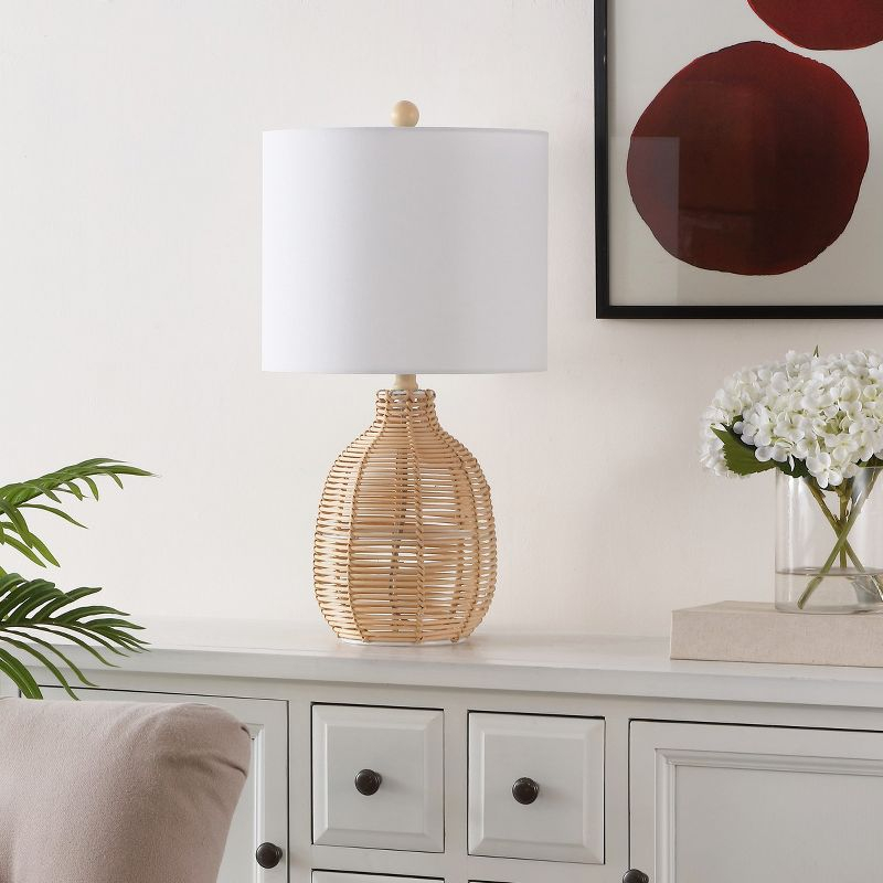 Oroya Table Lamp - 23 Inch Height - TBL4473 - Light Natural/- - Safavieh
