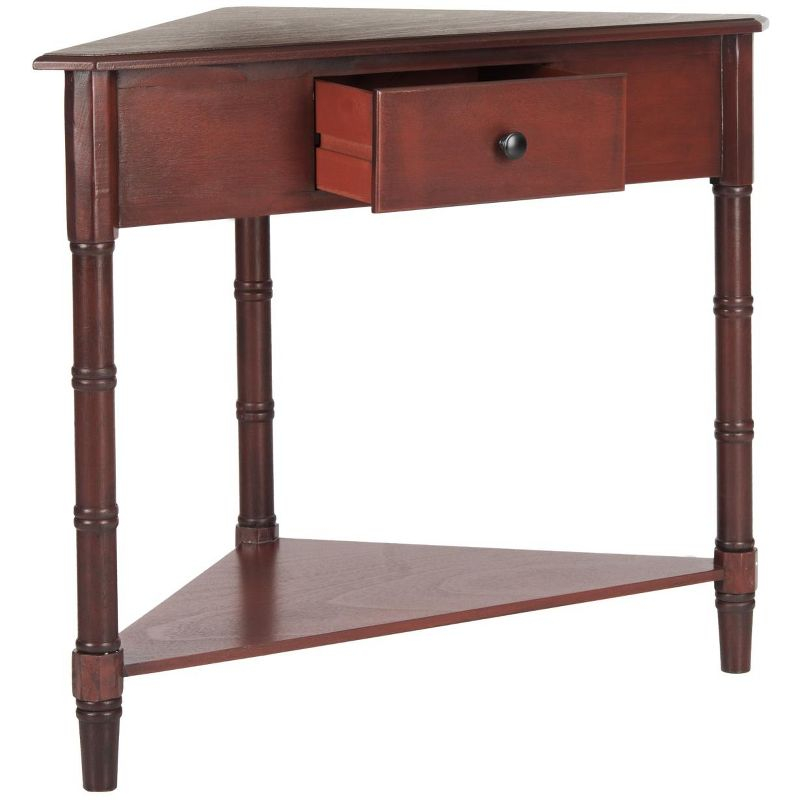 Gomez Corner Table - AMH5709E - red - Safavieh Couture