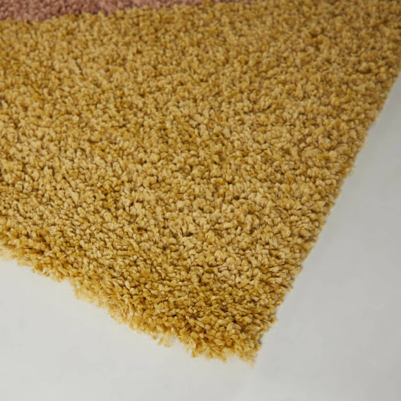 5'3"x7' Merril Mid-Century Modern Geometric Rug Pink - Balta Rugs: Indoor Shag, Fade & Stain-Resistant, OEKO-TEX Certified