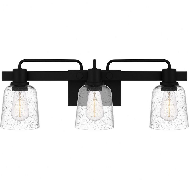 Quoizel Lighting Lydia 3 - Light Vanity in  Matte Black