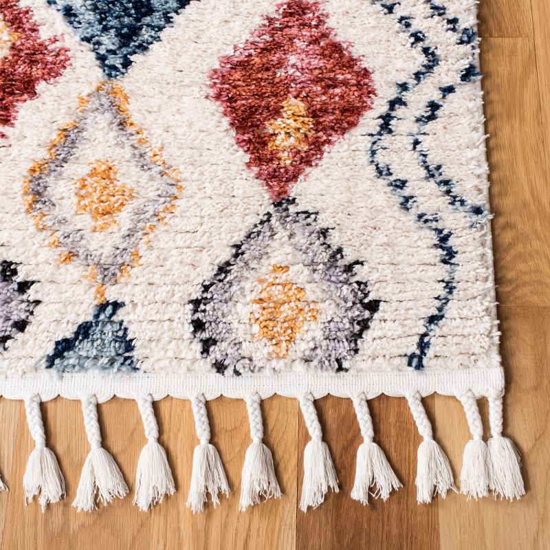 Morocco MRC924 Power Loomed Accent Rug - Ivory/Multi - 2'6"x4' - Safavieh.