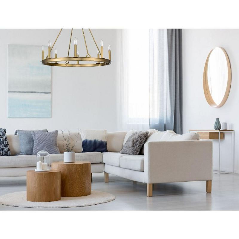 Z-Lite Barclay 8 - Light Chandelier in  Olde Brass