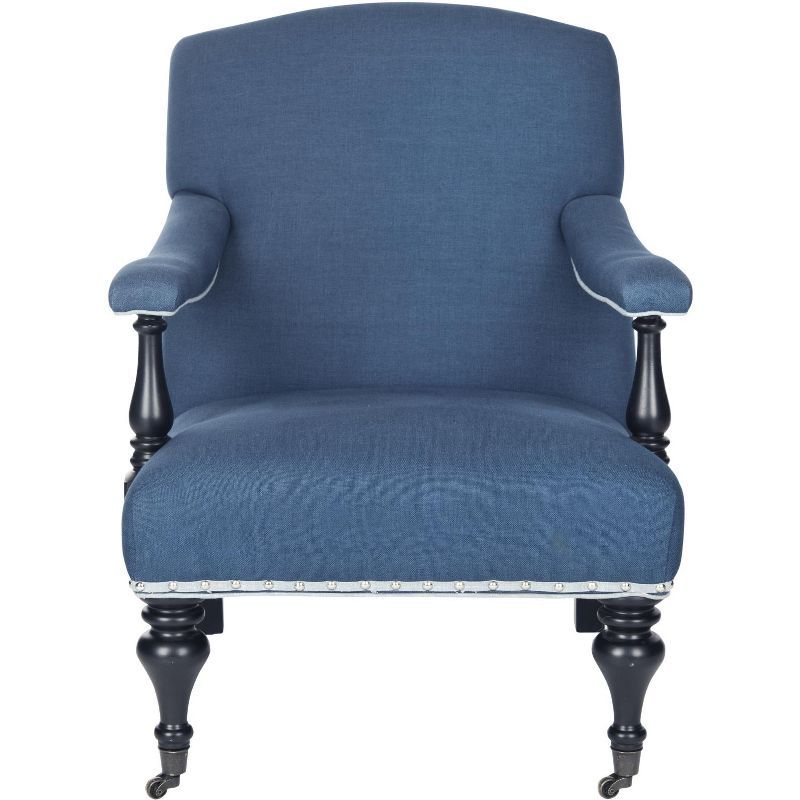 Devona Arm Chair - MCR4731 - Steel Blue - Safavieh