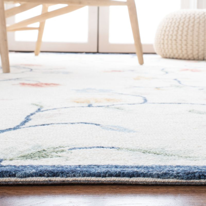 Metro MET120 Hand Tufted Area Rug - Ivory/Blue - 4'x6' - Safavieh.
