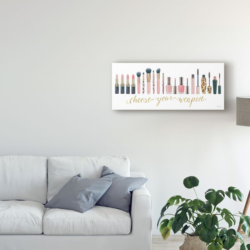 Marco Fabiano 'Wake Up And Make Up Ix' Canvas Art - 14x32