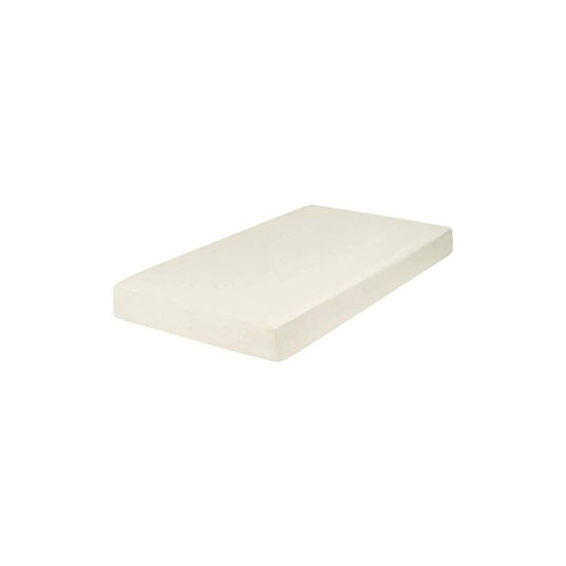 Everyday Kids Fitted Crib Sheet, 100% Soft Breathable Microfiber Baby Sheet, Fits Standard Size Crib Mattress 28in x 52in, Beige Nursery Sheet