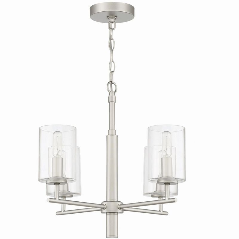 Craftmade Lighting Hailie 4 - Light Chandelier in  Satin Nickel