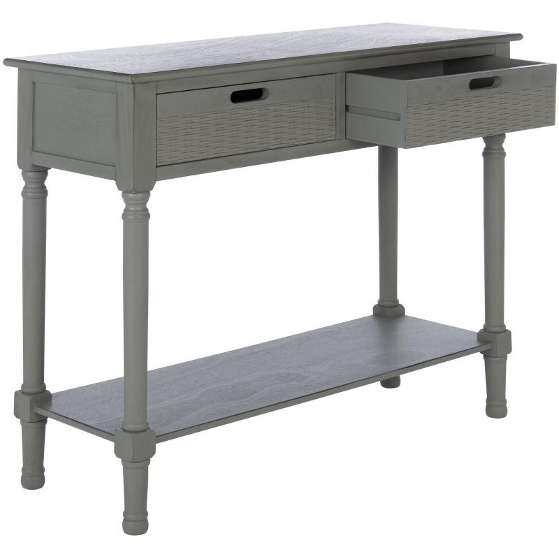 Landers 2 Drawer Console Table - CNS5710E - Gray - Safavieh