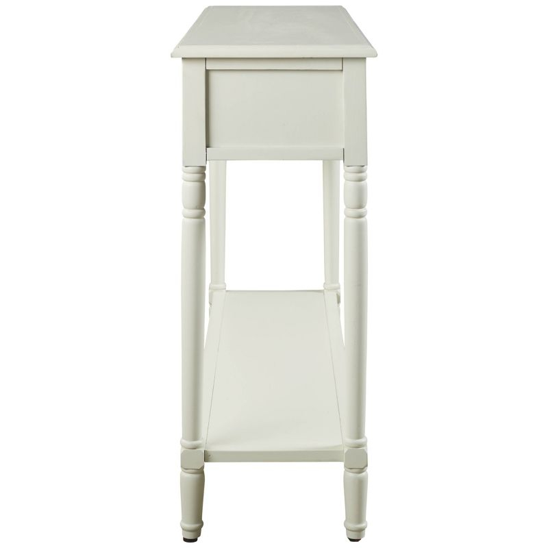 Goverton Sofa and Console Table White - Signature Design by Ashley: Vintage Entryway Storage with Shelves
