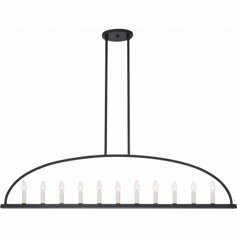 Crystorama Lighting Abbott 11 - Light Chandelier in  Black