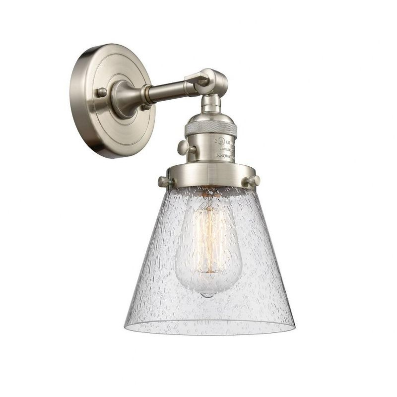 Innovations Lighting Cone 1 - Light Sconce in  Brushed Satin Nickel