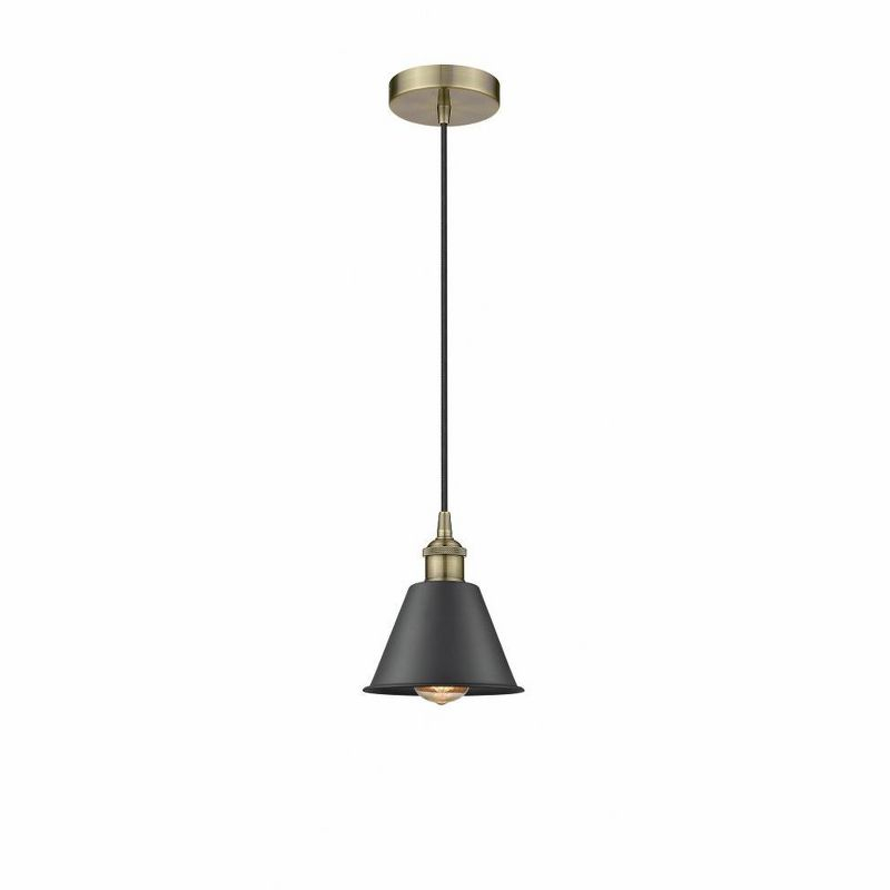 Innovations Lighting Smithfield 1 - Light Pendant in  Antique Brass