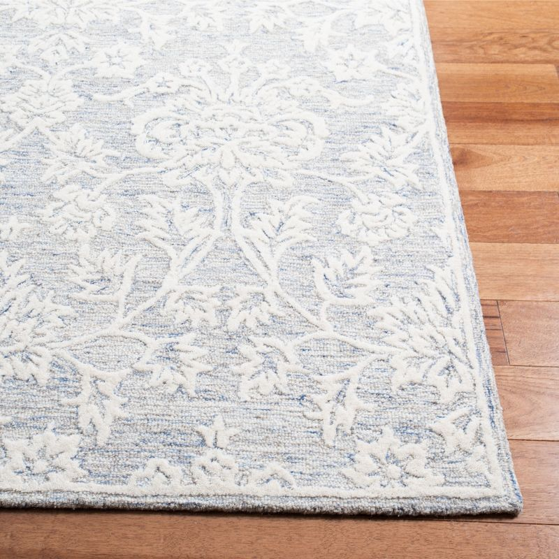 Glamour GLM651 Hand Tufted Area Rug - Blue/Ivory - 4'x6' - Safavieh.