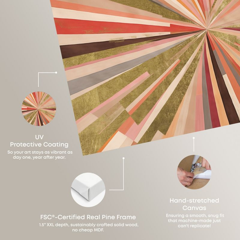 Art Remedy Concordia Modern Color Block Abstract Wall Art, 15" x 10", Gallery Wrapped