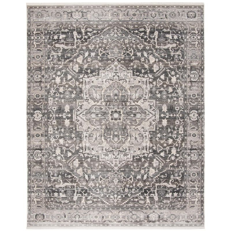 Vintage Persian VTP479 Power Loomed Indoor Area Rug - Grey/Charcoal - 9'x11'7" - Safavieh