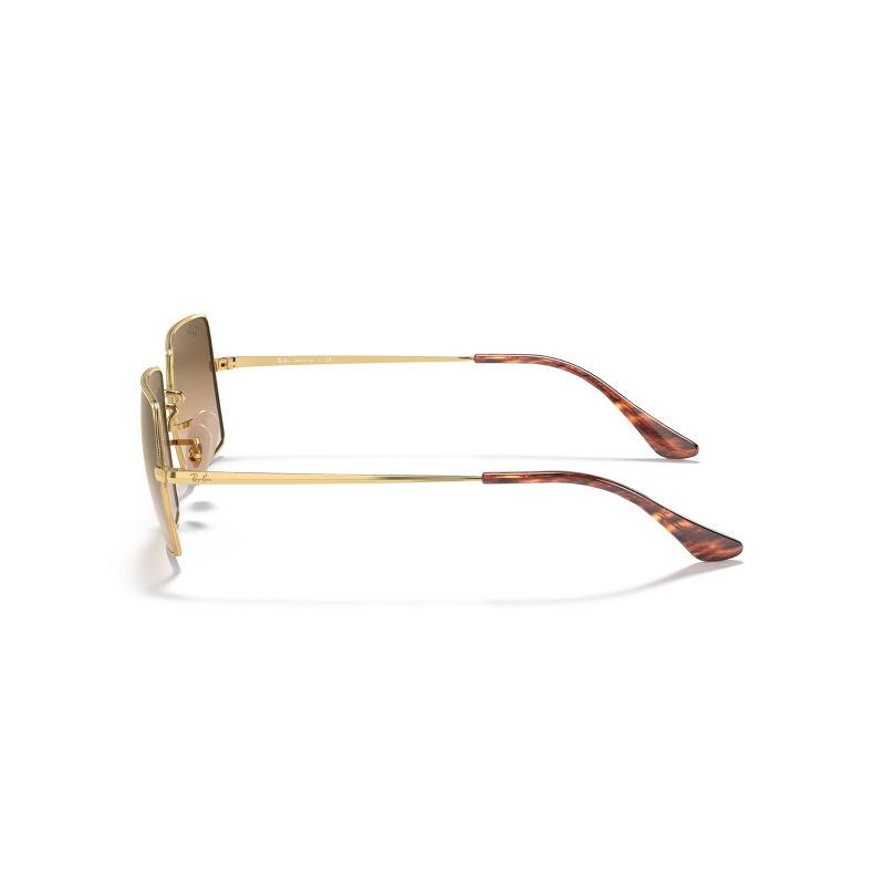 Ray-Ban RB1969 54mm Adult Rectangle Sunglasses Light Brown Gradient Lens