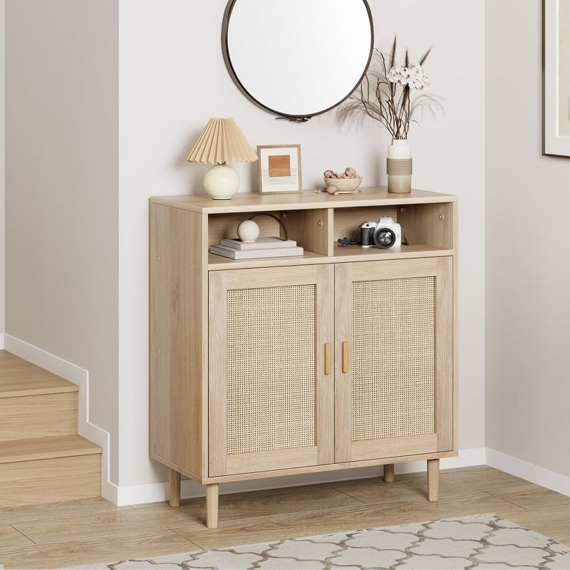 Set of 2 Sideboard Buffet Storage Cabinet