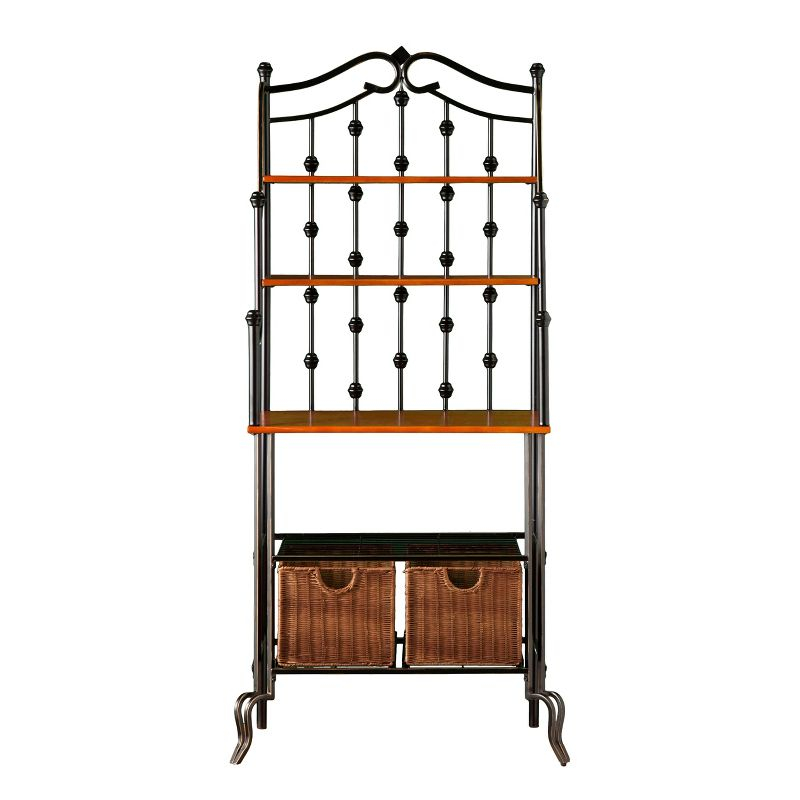 Saint Pierre Bakers Rack - KA0763 - Black/Brown - SEI