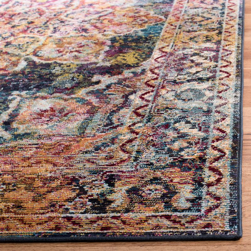 Crystal CRS513 Power Loomed Area Rug - Navy/Light Blue - 8'9"x11'9" - Safavieh.
